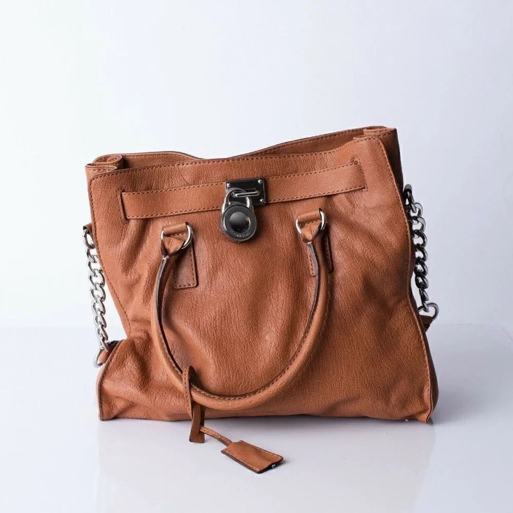 Michael Kors Womens Nouveau Hamilton Satchel Tote